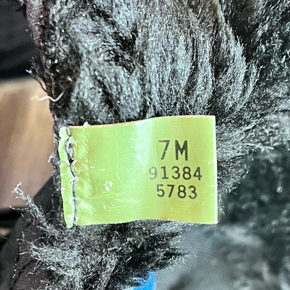 *🎉 HP 🎉Timberland | Black Leather Lace Up Fur Trim Mid-Calf Winter Boots S 7 - Picture 10 of 14